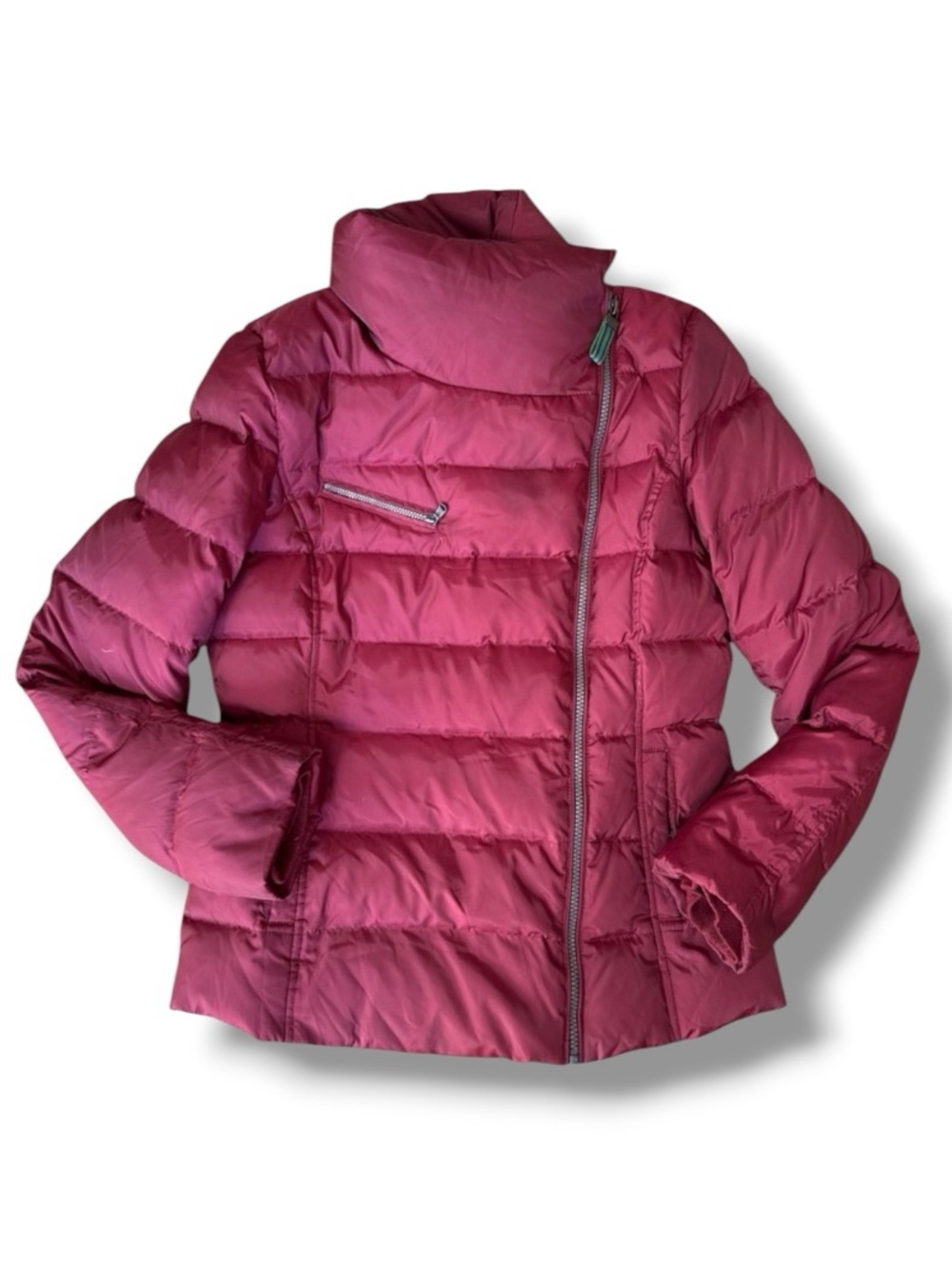 Marc New York Maroon Down Puffer Jacket Size Medium